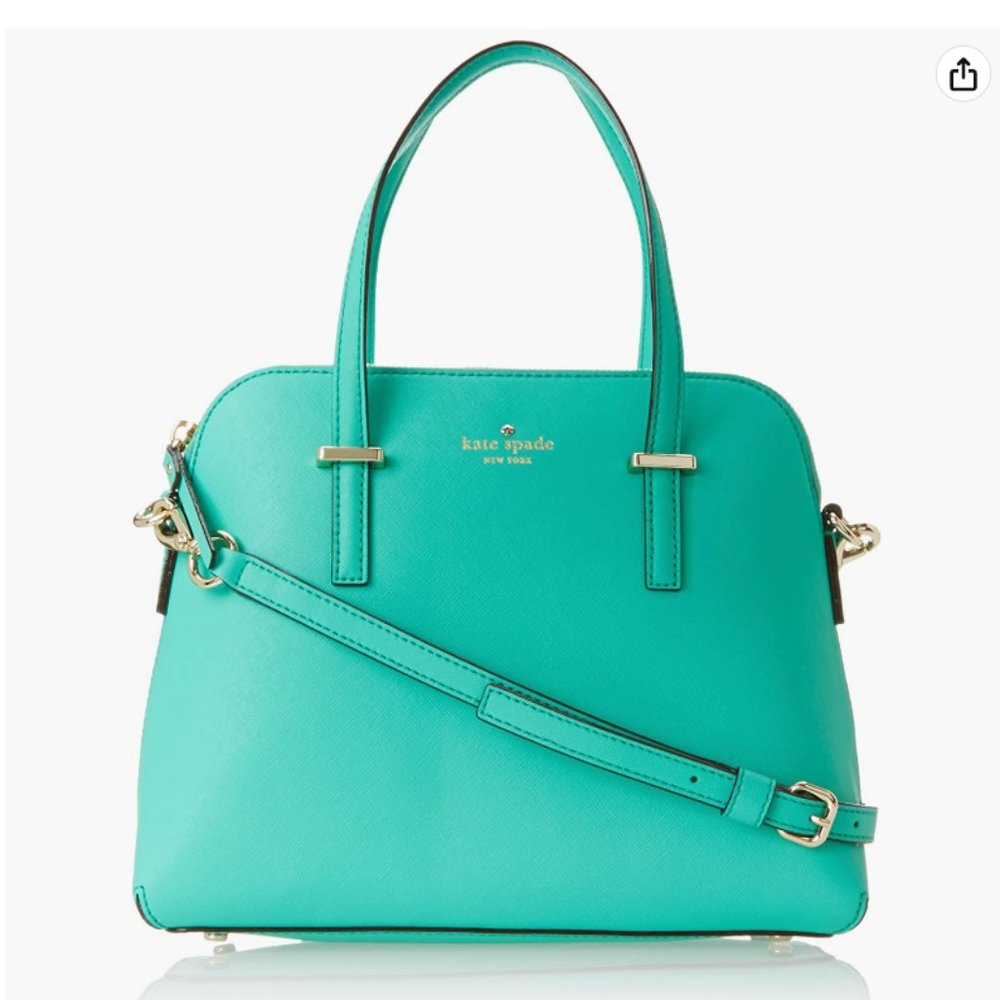 Kate Spade Cedar Street Maise crossbody bag purse Brightbery green/blue/mint